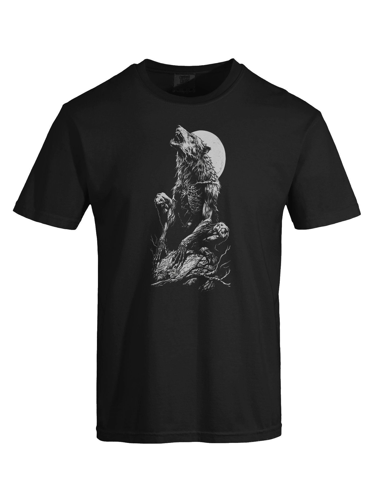 Werewolf Howling Lycanthropy Transformation Horror Monster T-Shirt product image (7)