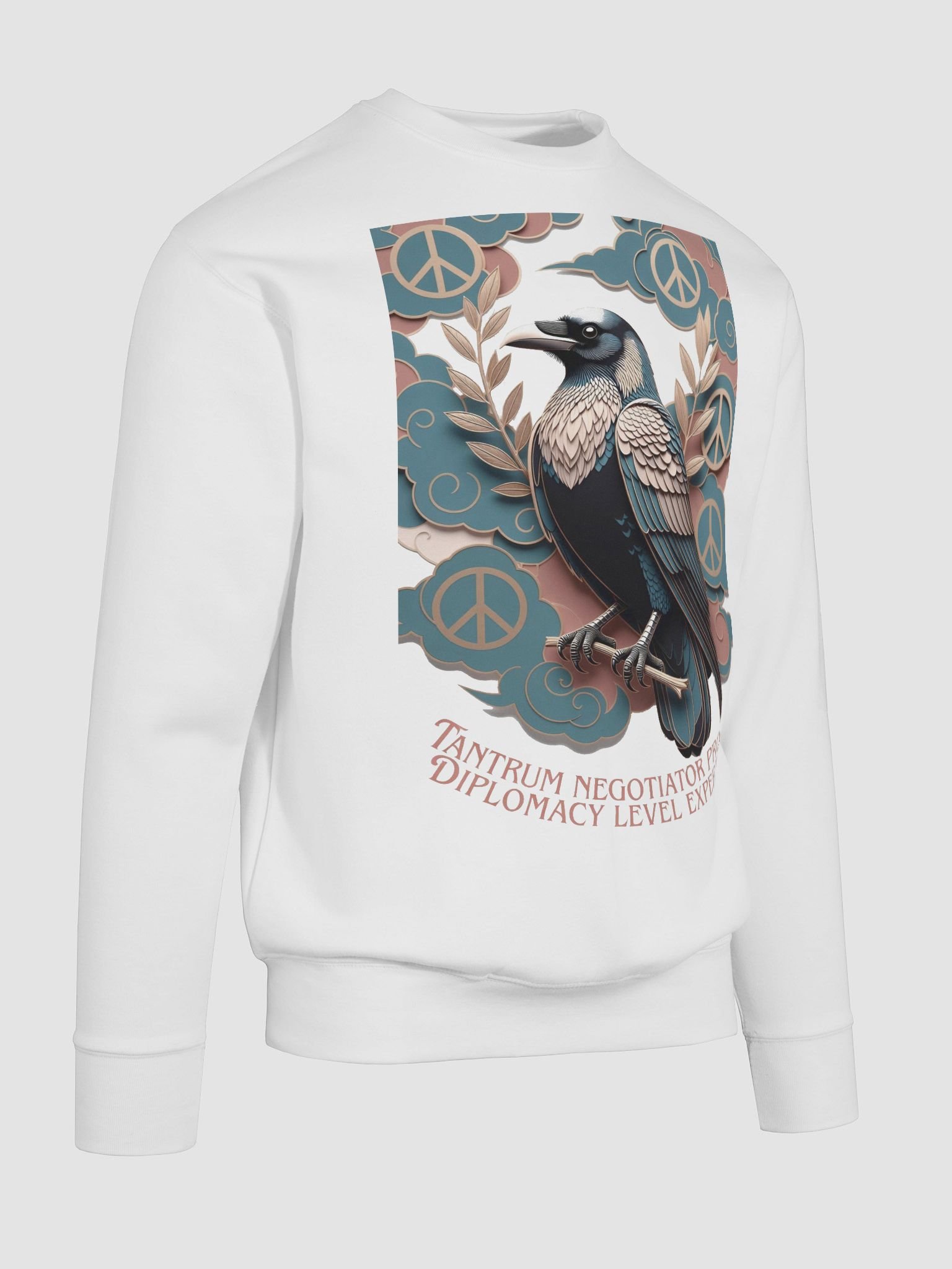 Raven Tantrum Mediator Sweatshirt, Diplomacy Expert Pullover, Sarcastic Mom Gift product image (10)