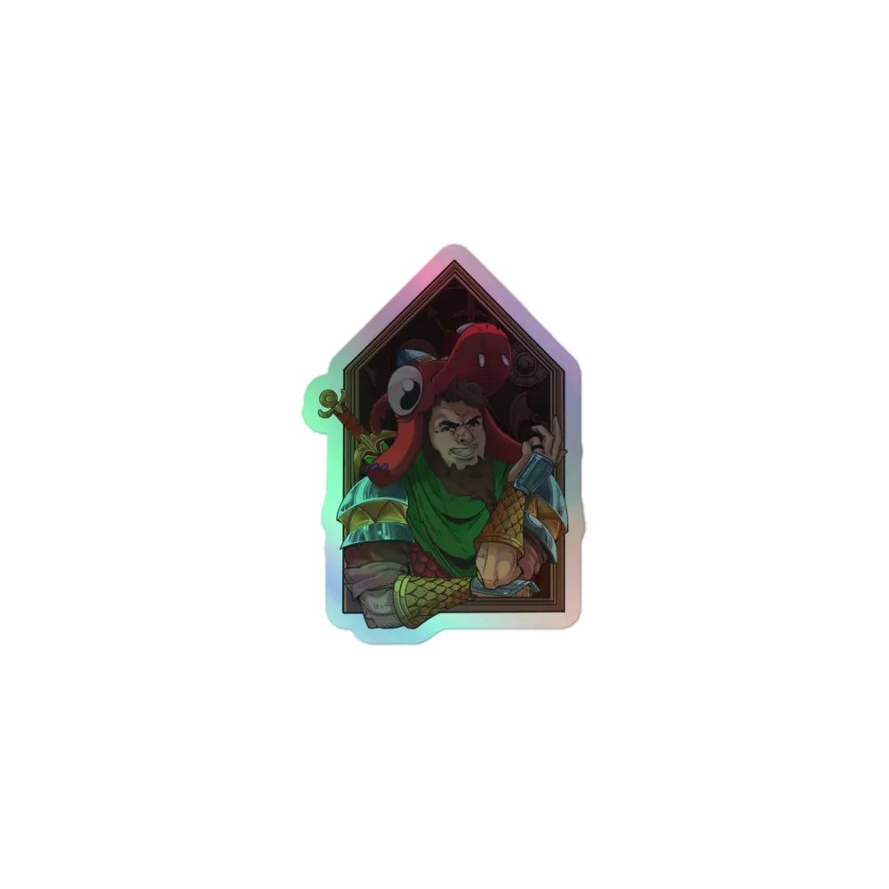 ANTONallcaps Holographic Sticker product image (1)