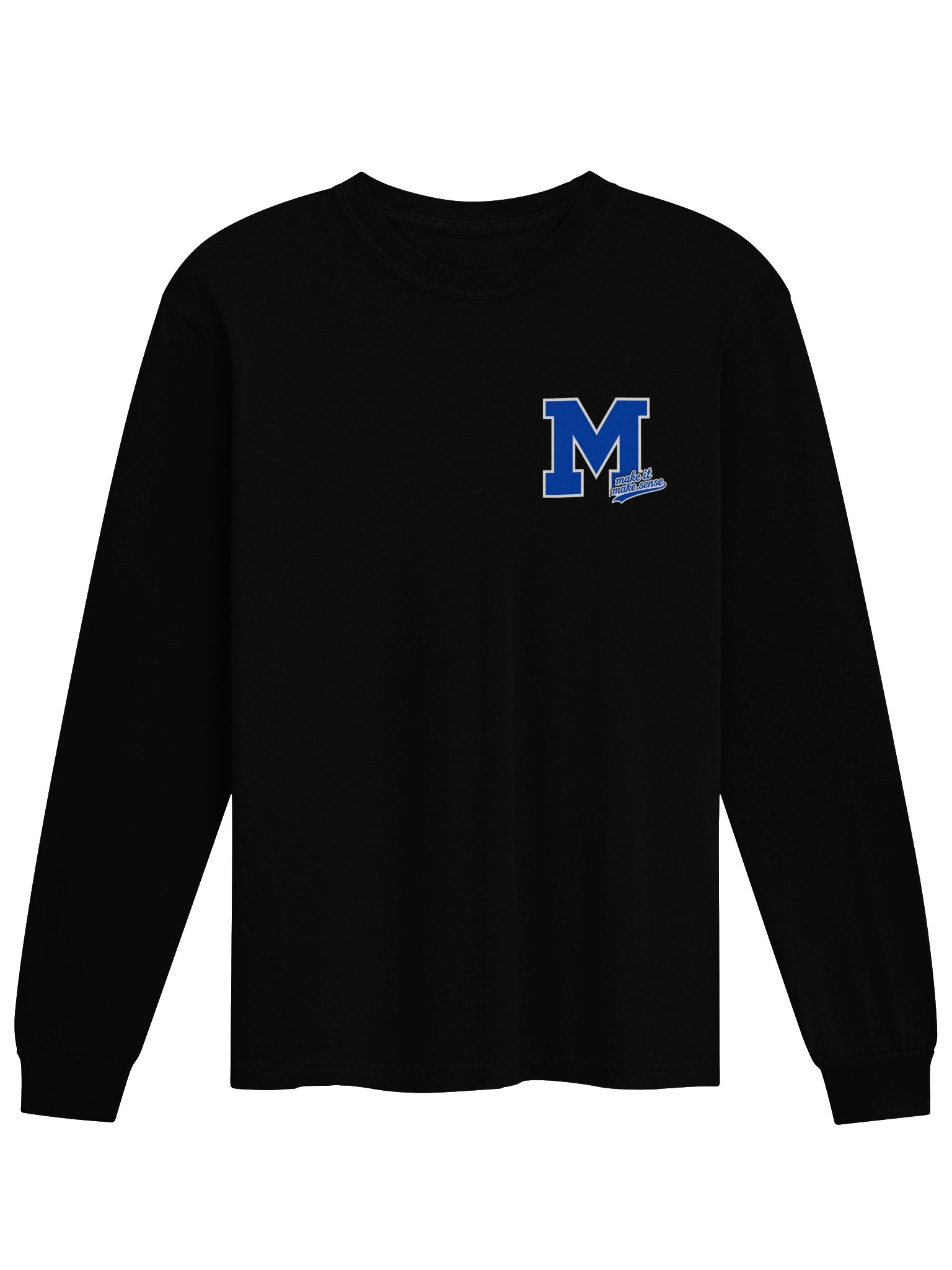 MIMS Blue Varsity Logo Long Sleeve product image (1)
