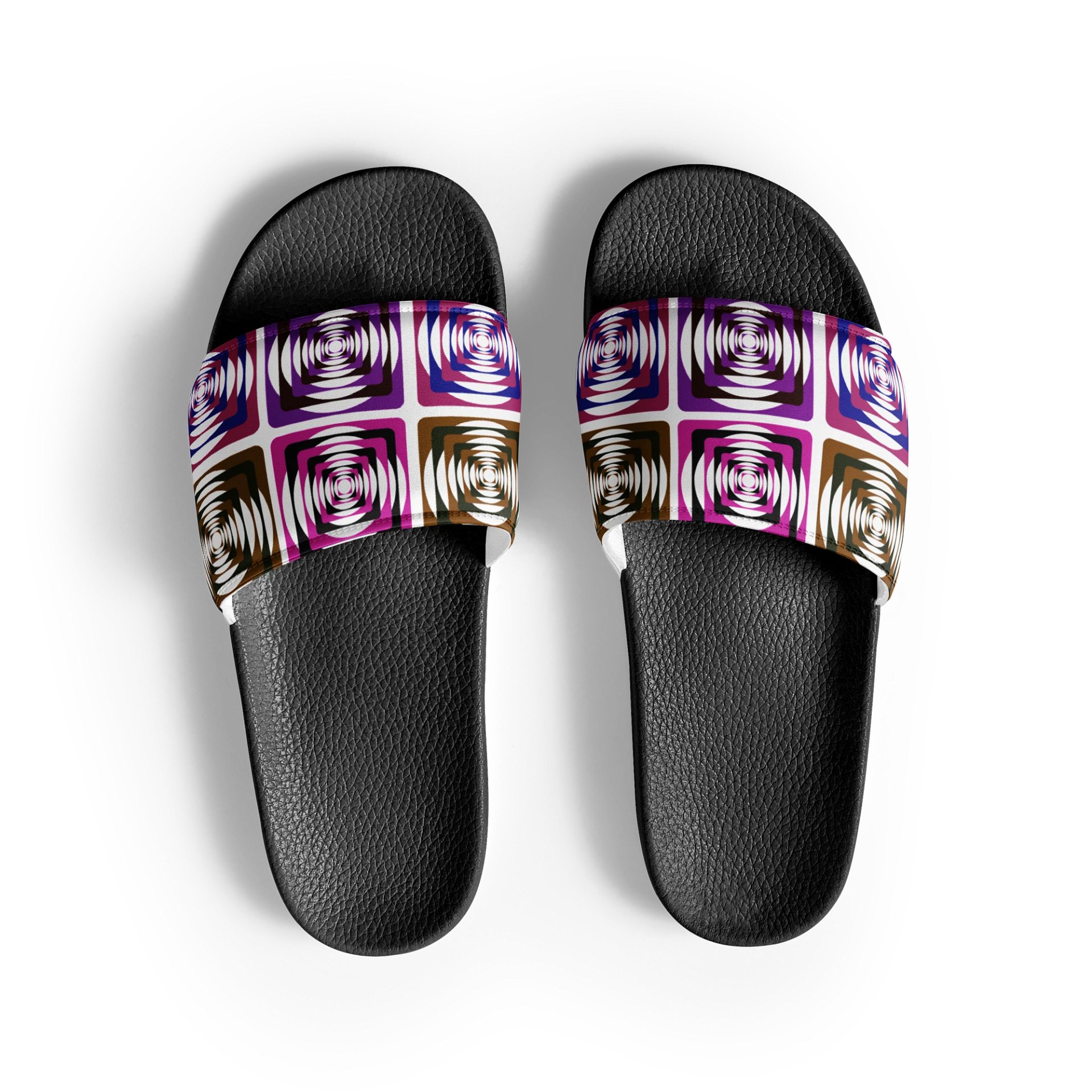 Hypnotic Geometric Women's Slides product image (3)