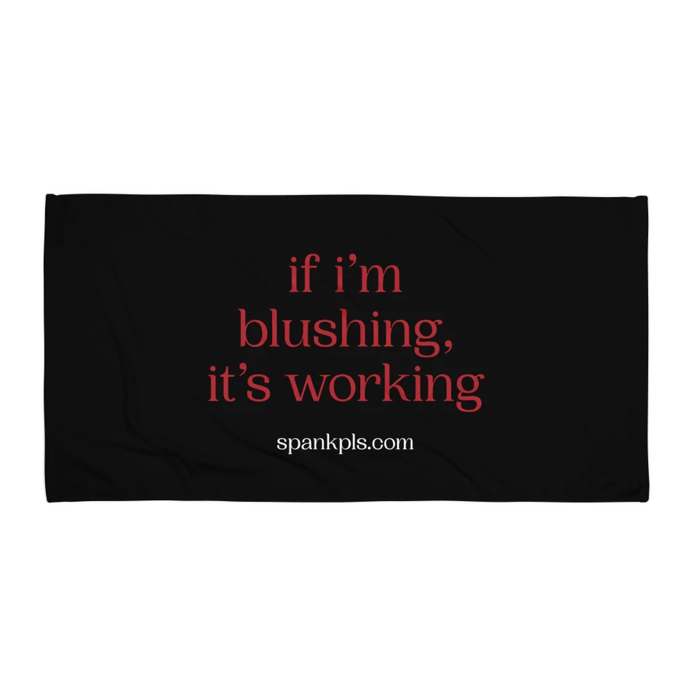 if i'm blushing — Towel product image (1)