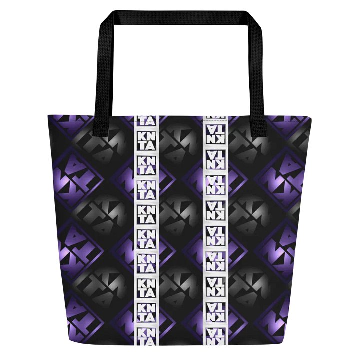 KNTA cubes Large Tote Bag product image (1)
