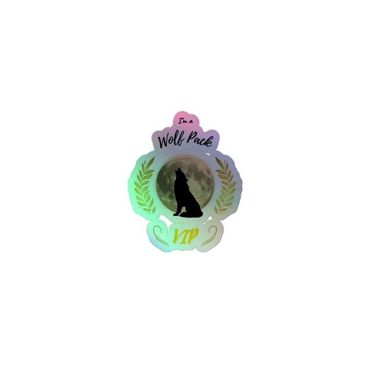 Wolf Pack VIP Holographic Sticker product image (1)