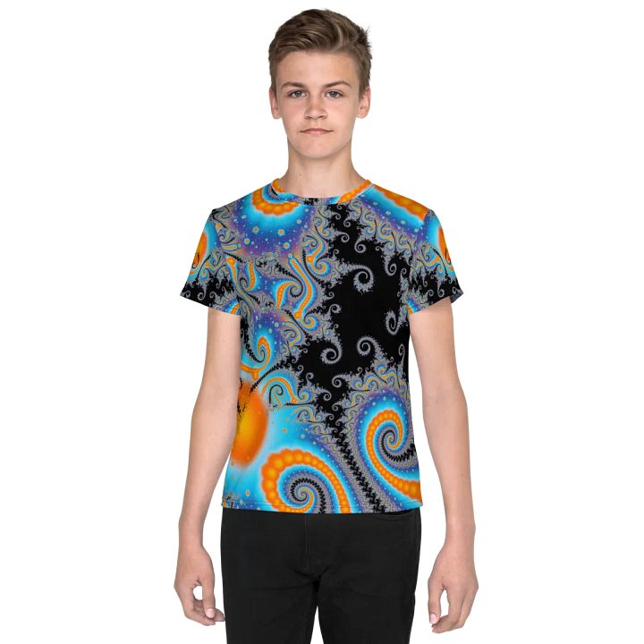 Fractal youth T-shirt - Party at the Orange Factory product image (1)
