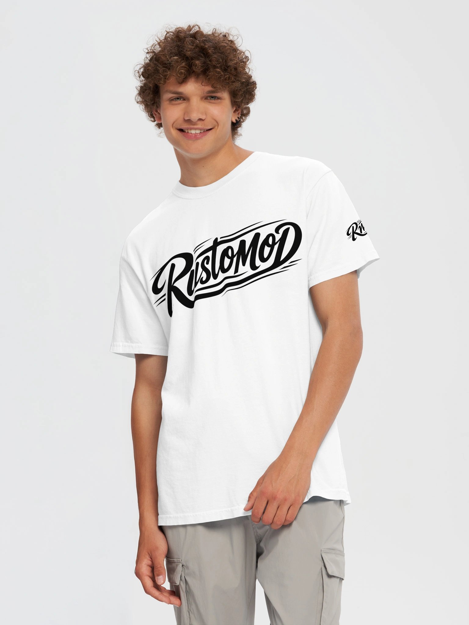 Rustomod Logo White product image (5)