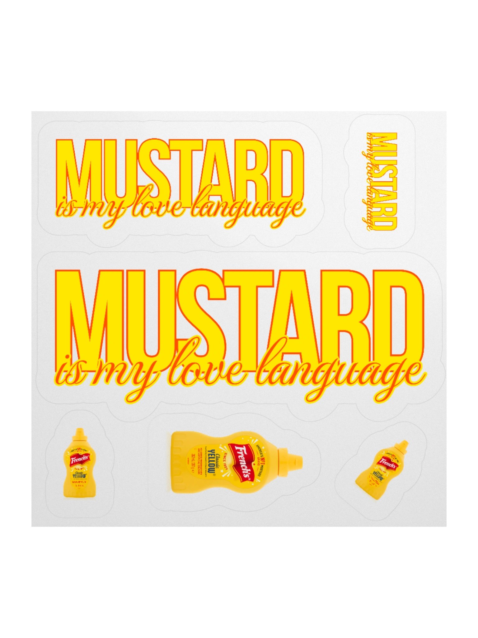 Mustard Sticker Set product image (3)