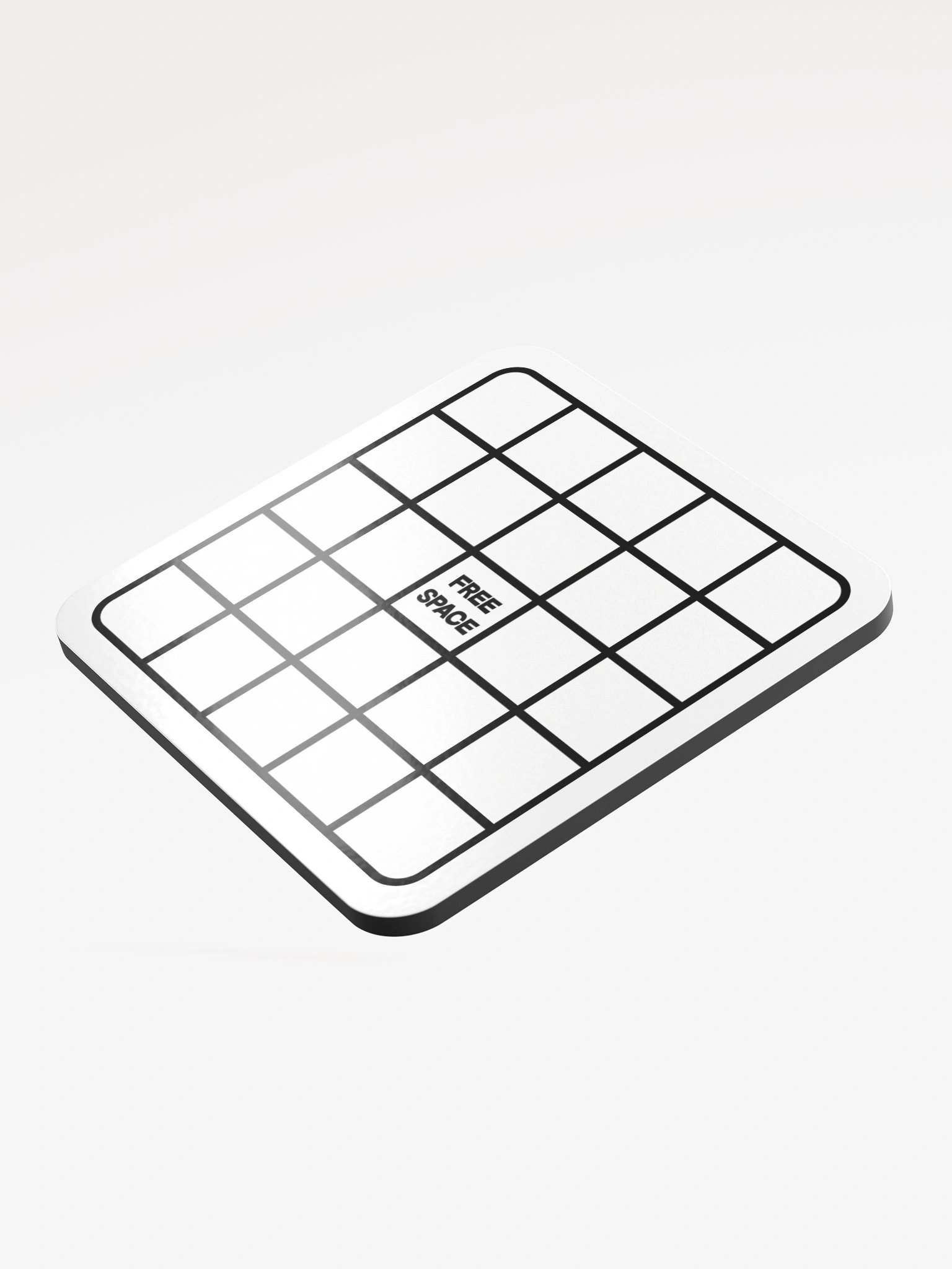 Glossed Cork Blank Card Coaster product image (3)