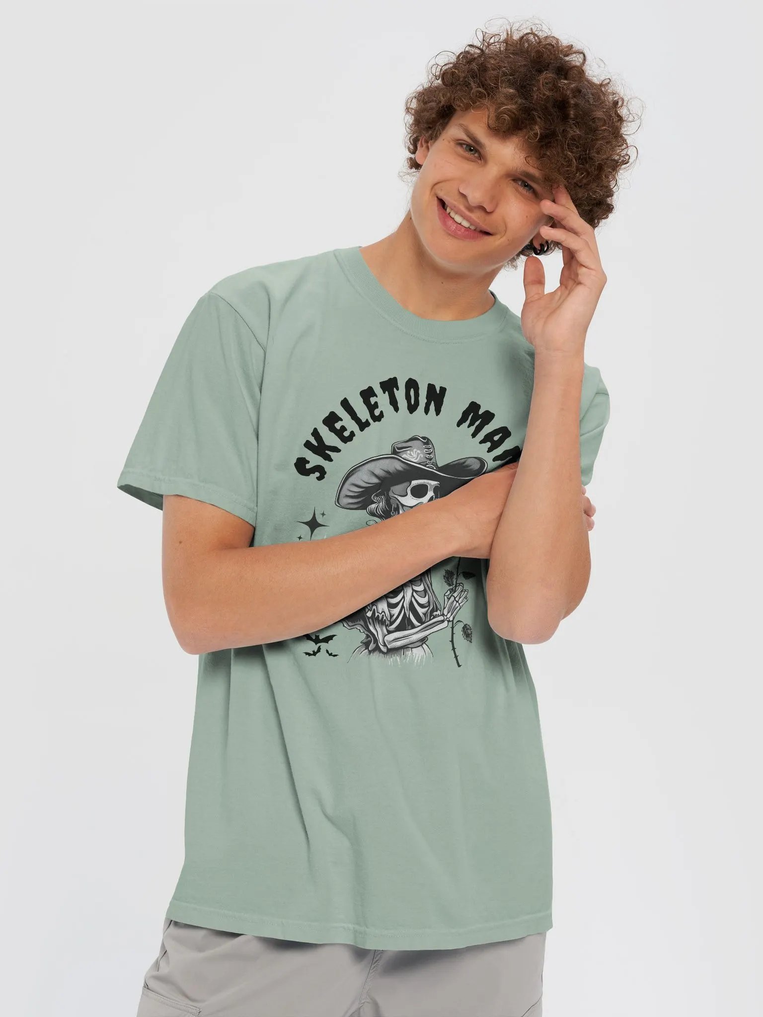 Skeleton Mama Couples Matching Halloween Skeleton Retro T-Shirt product image (6)