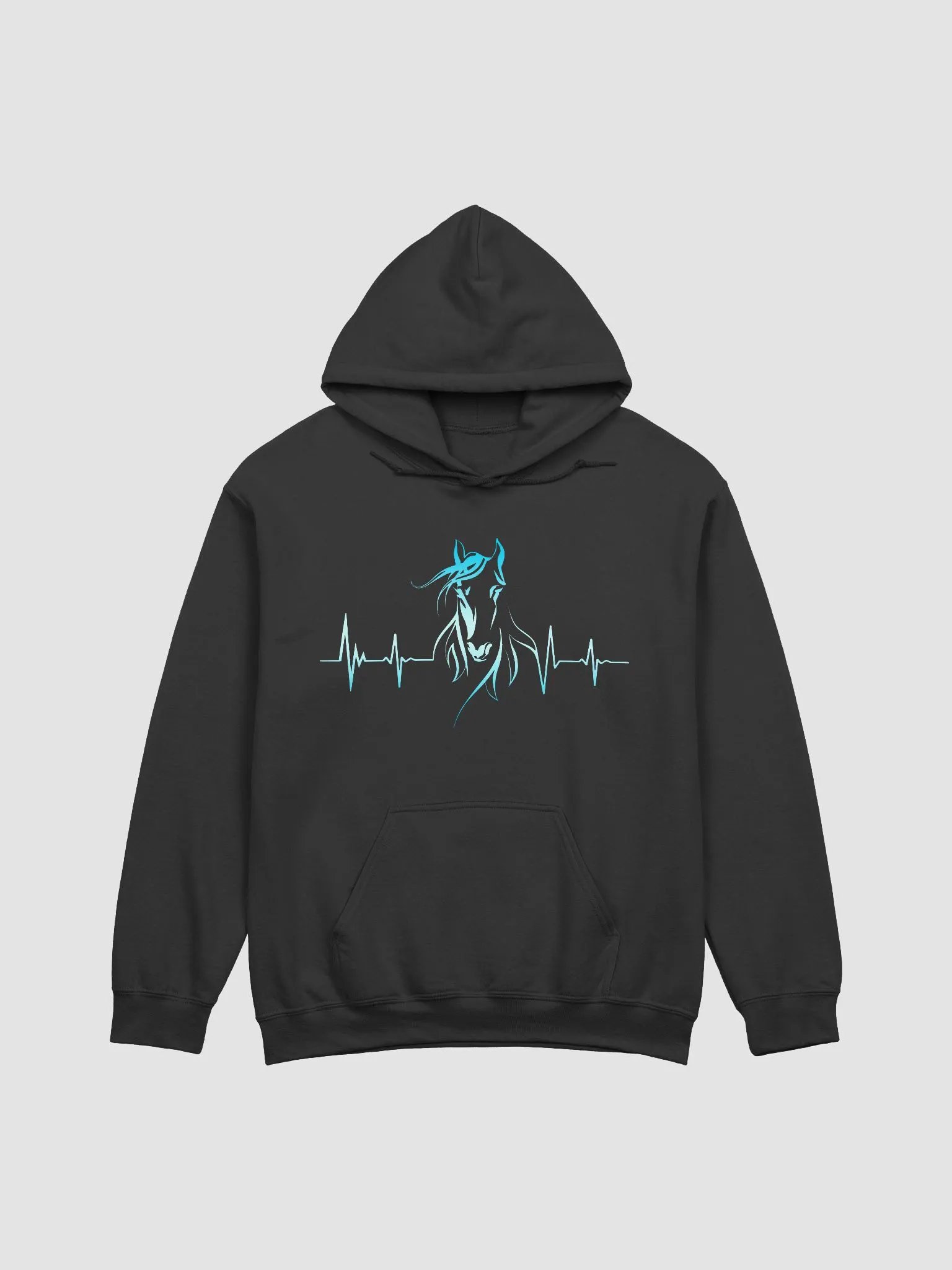 Horse Heartbeat Gildan Classic Hoodie product image (2)
