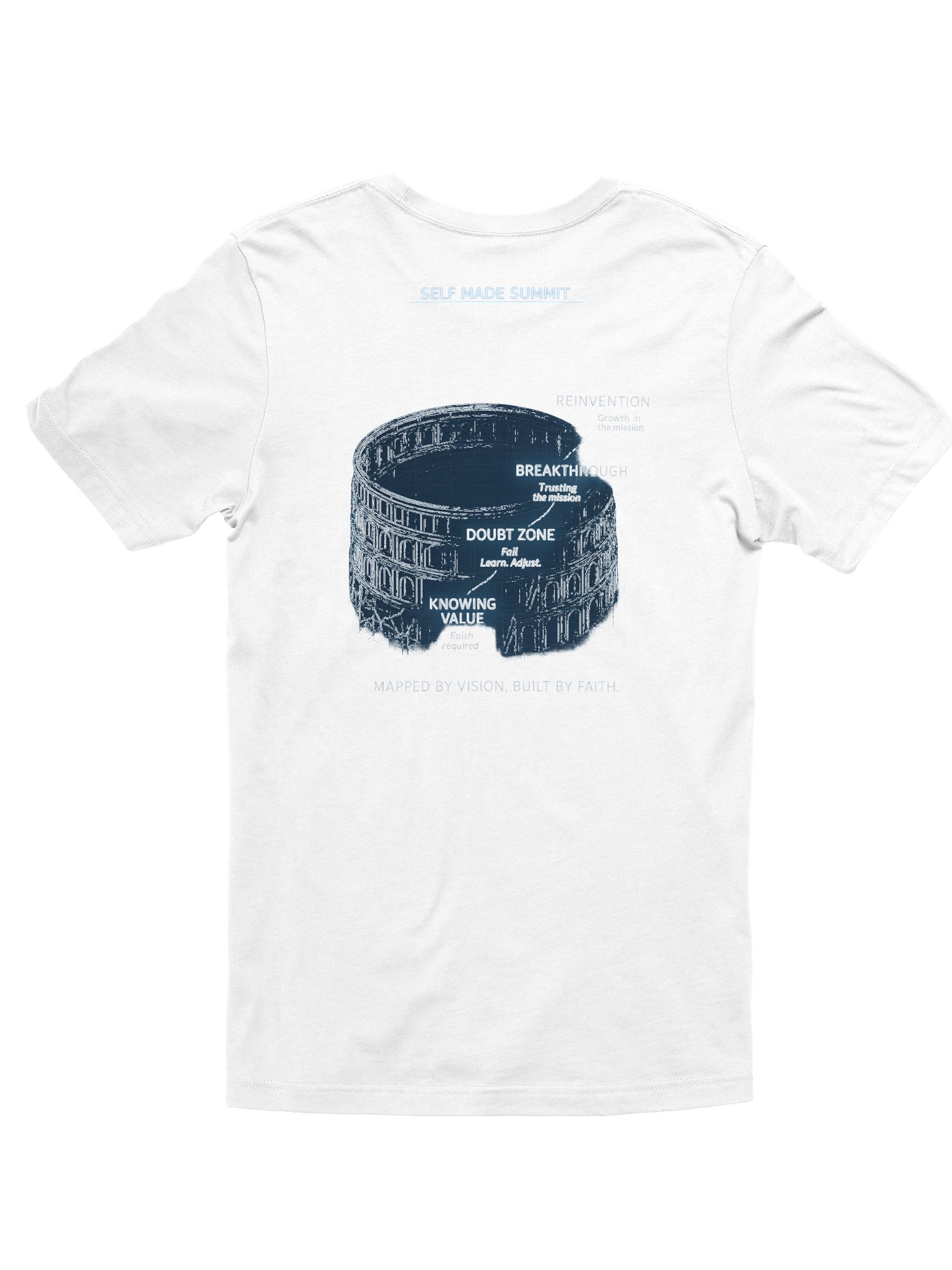 FIND BUILD REPEAT T-Shirt – Blueprint Glow Edition | IT’S A PROBLEM!® product image (5)