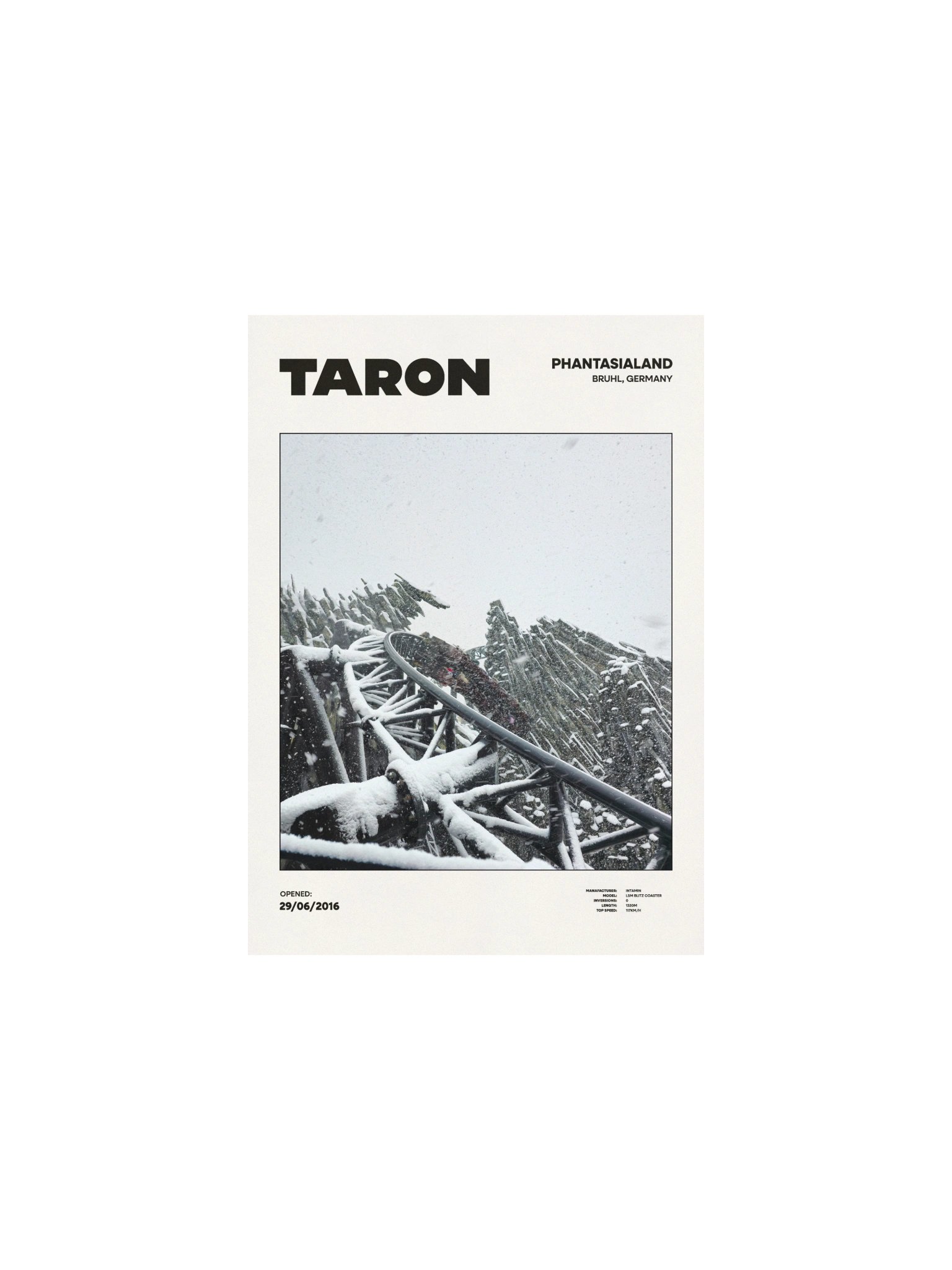 Taron in the Snow Premium Poster product image (1)