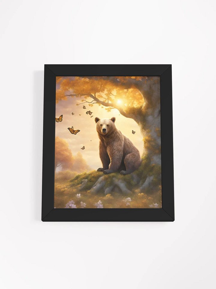 Enchanted Forest Bear Framed Poster product image (7)