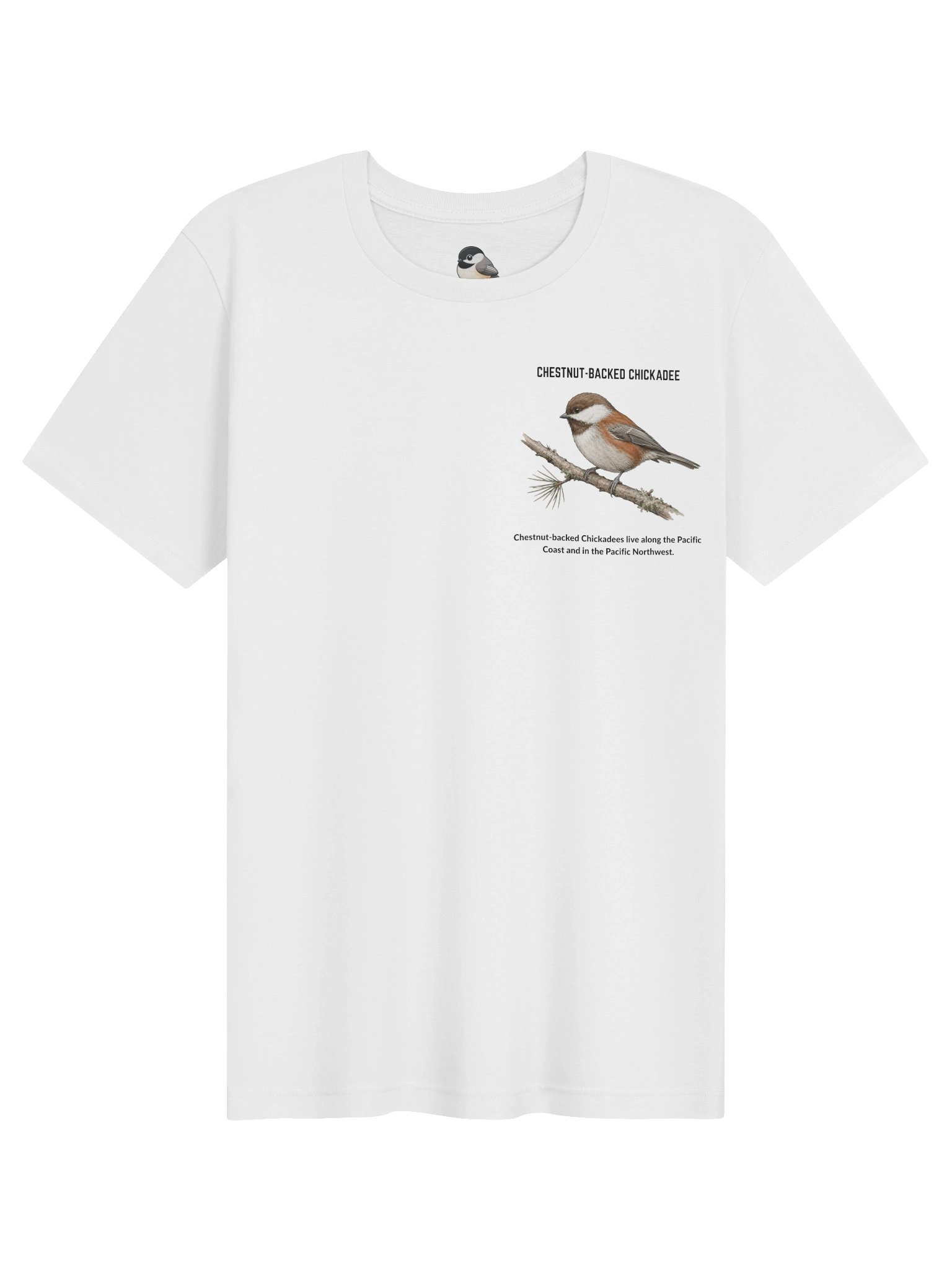 Chestnut-backed Chickadee Tee product image (1)