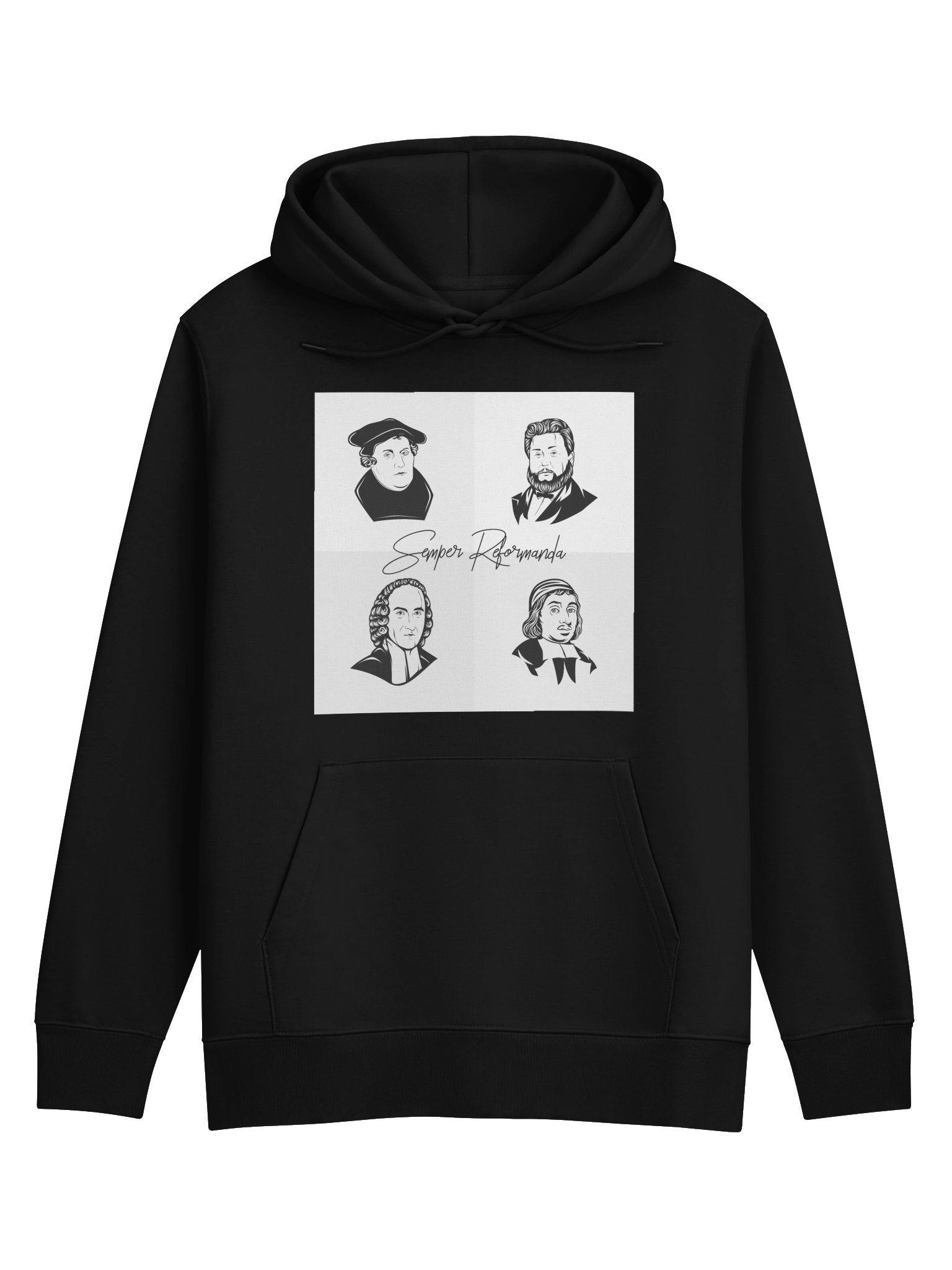 Semper Reformanda Hoodie - Premium / Large Sizes product image (3)