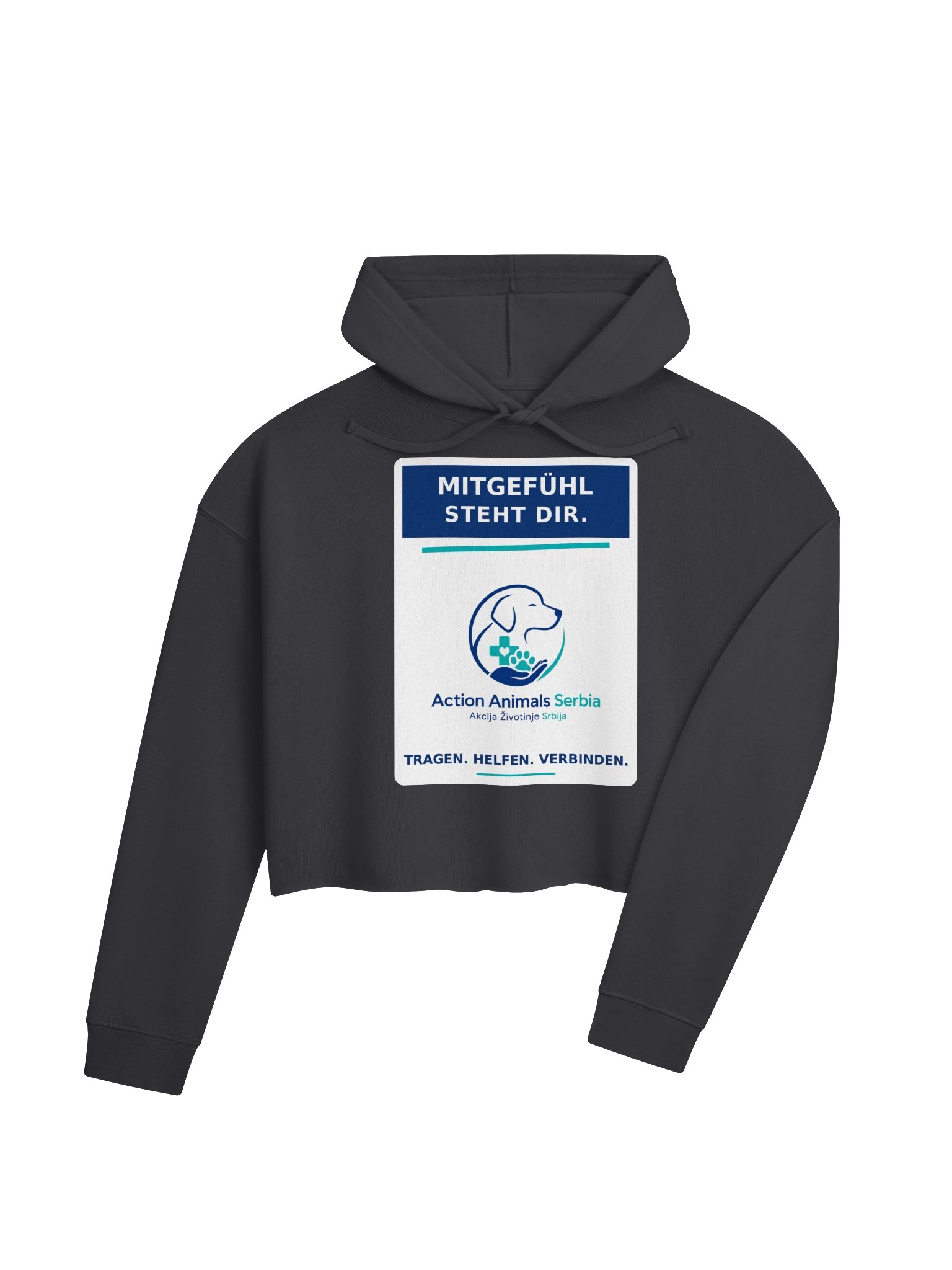 AAS · Mitgefühl steht dir – Cropped Hoodie product image (10)