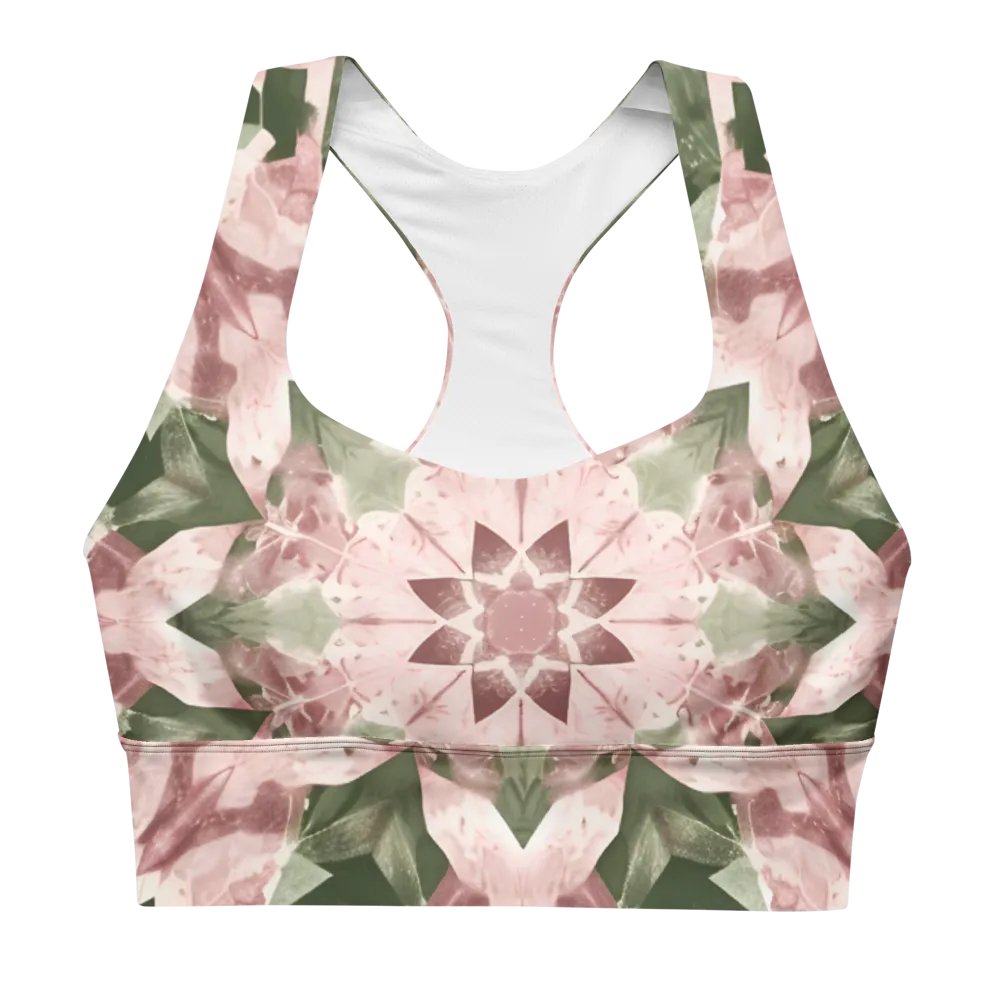 Kaleidoscope Mandala Garden Longline Sports Bra product image (2)