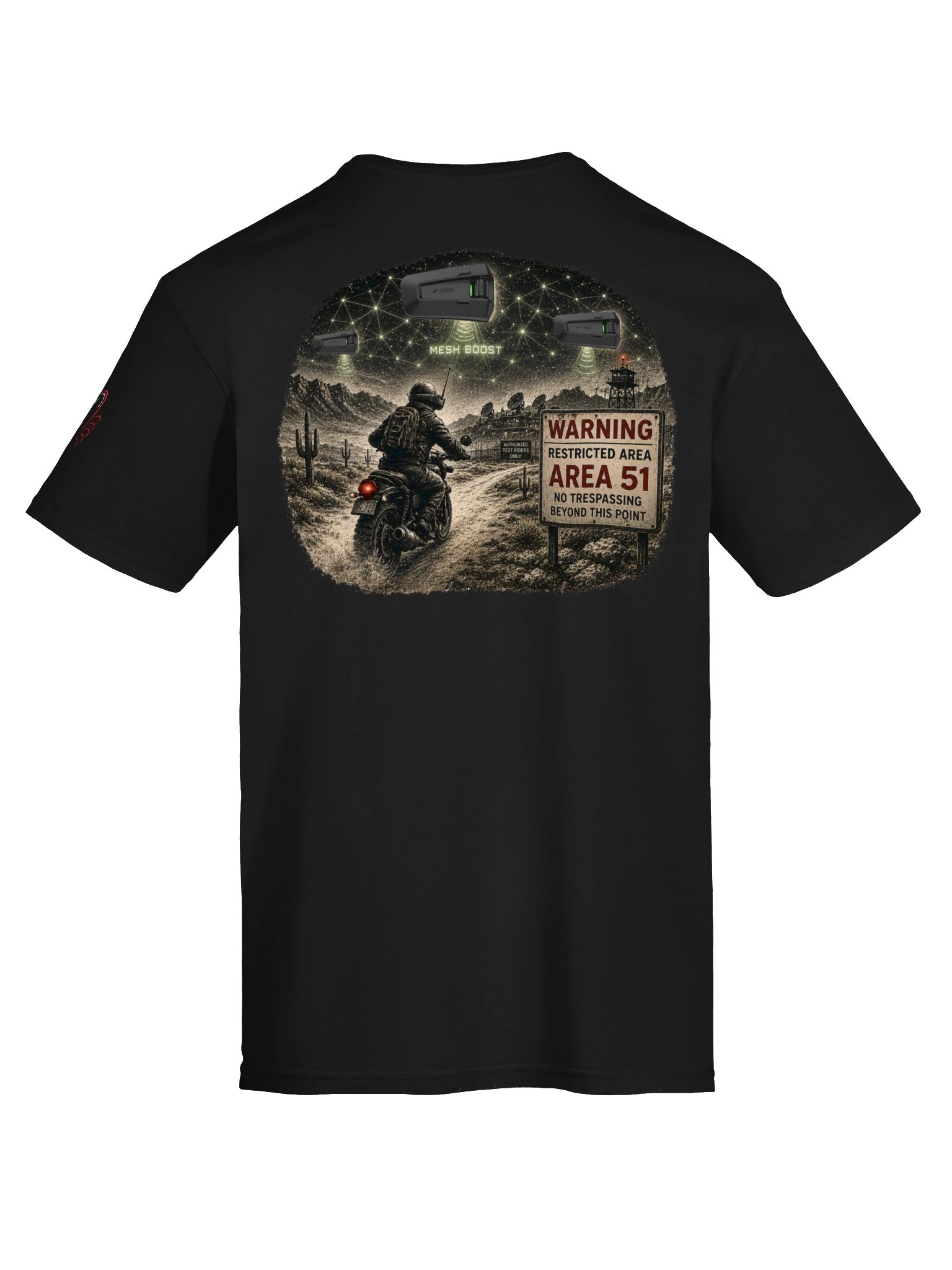 Area 51 Test Rider Vintage Graphic T-Shirt product image (7)