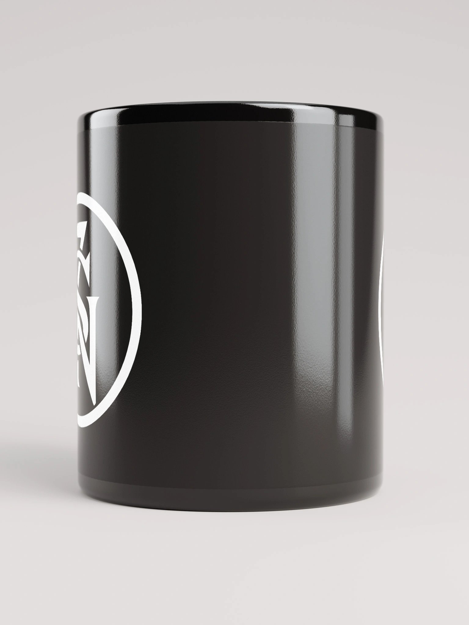 Seven Shades of Nothing White Logo on Black Glossy Mug product image (5)