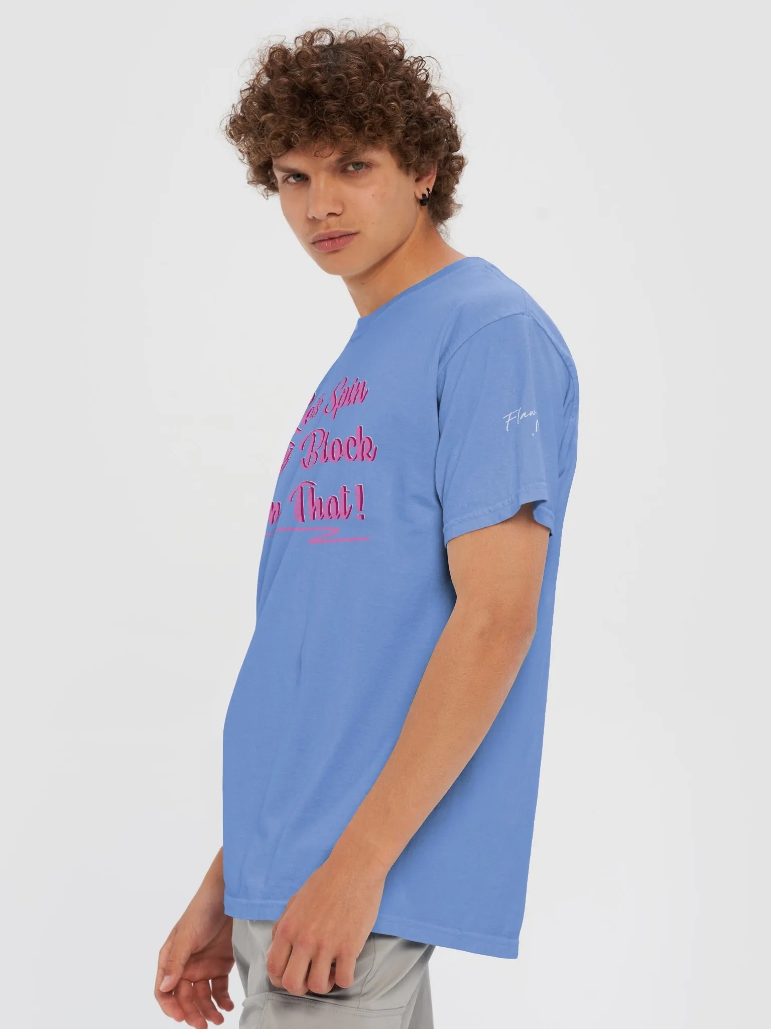 Let's spin the block tee product image (16)