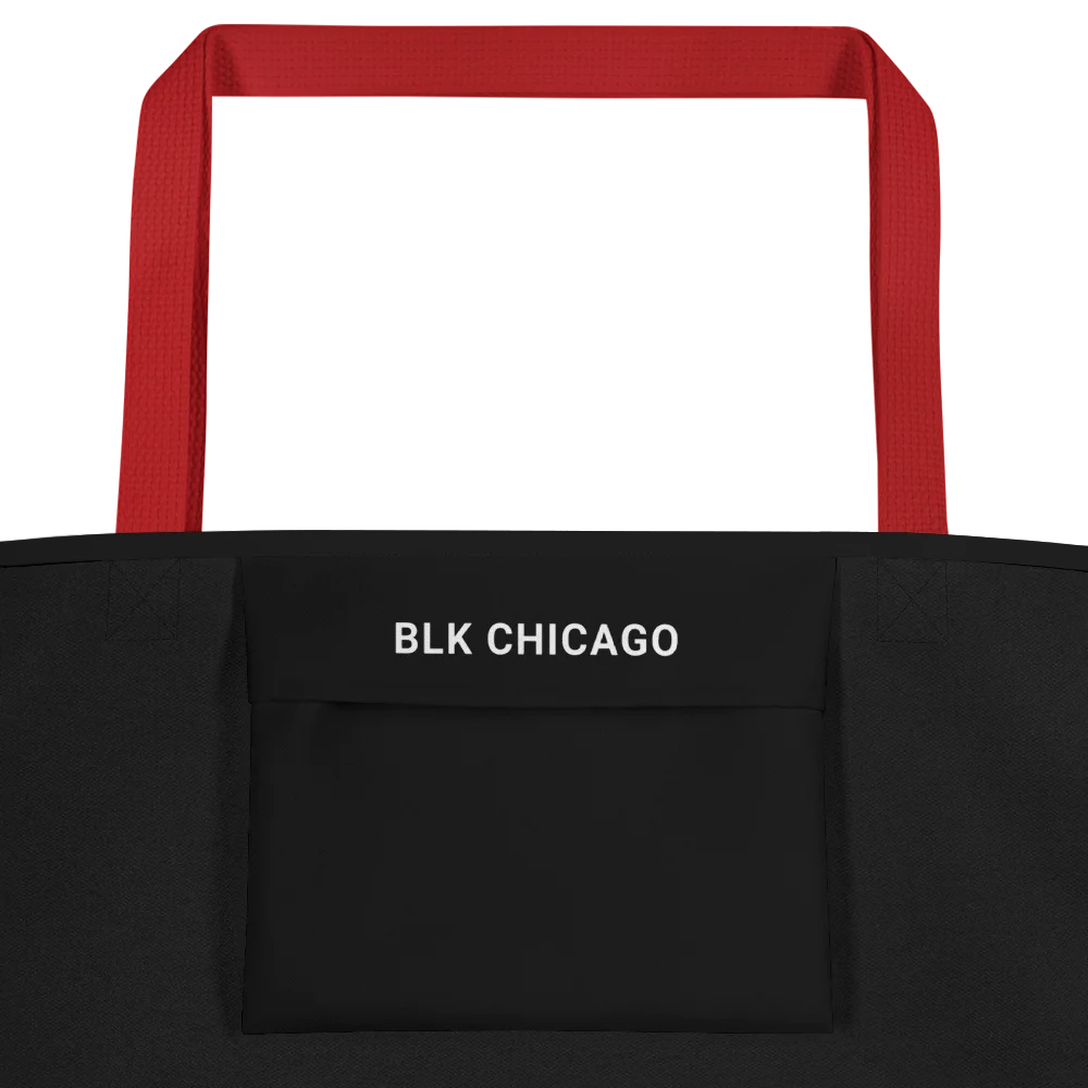 Large Blockline Tote - Red product image (2)
