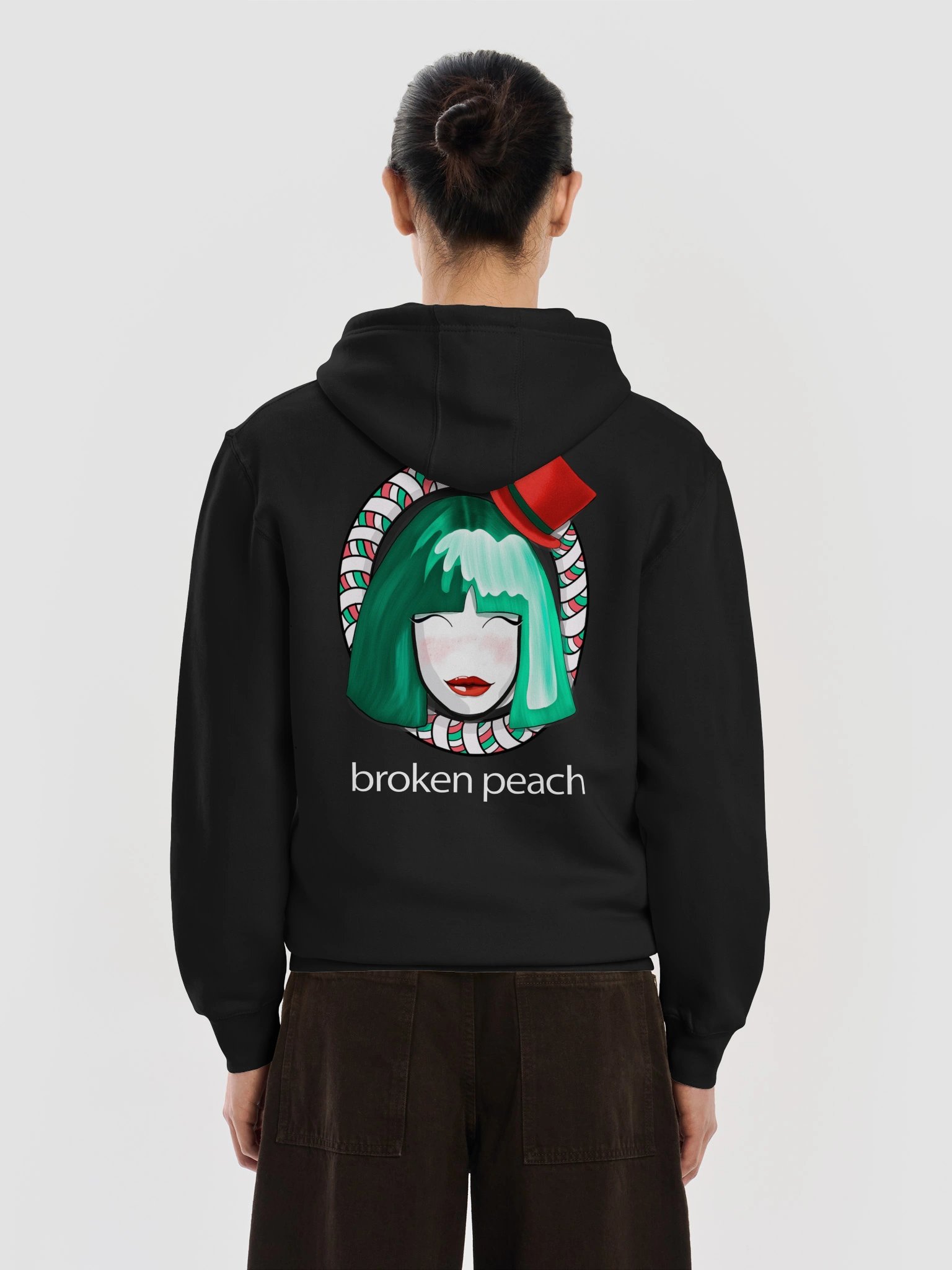 Broken Peach – Unisex Christmas Special Edition Zip Hoodie product image (6)