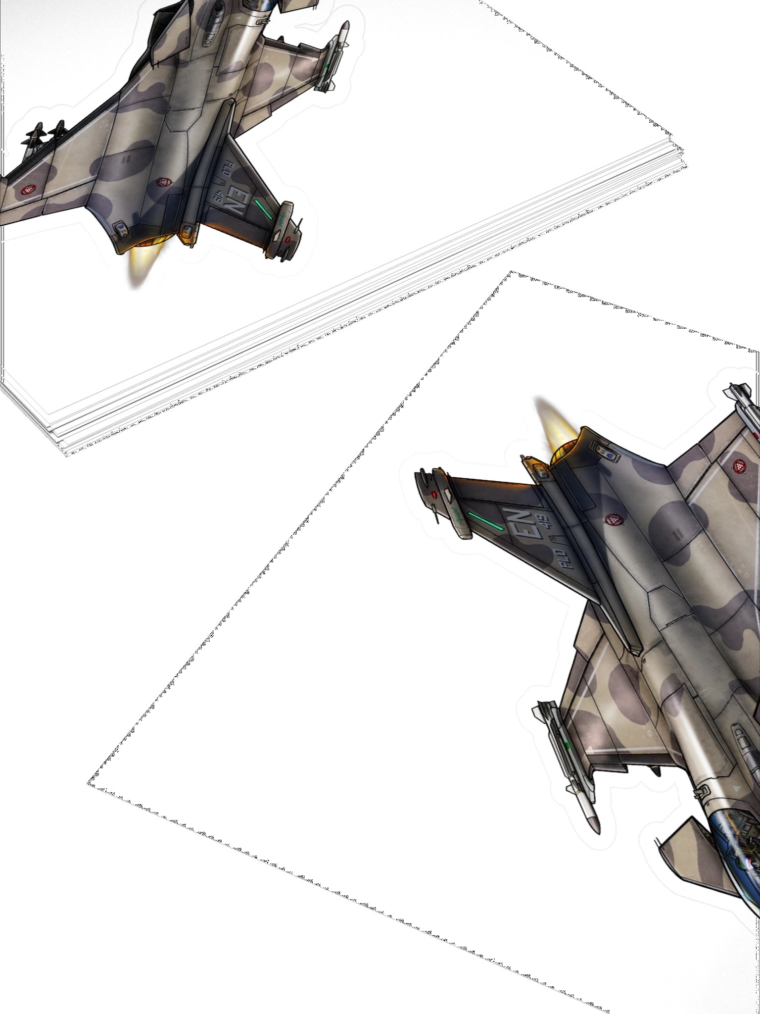 Revoker - Desert Camo (5.5 inch Sticker) product image (4)