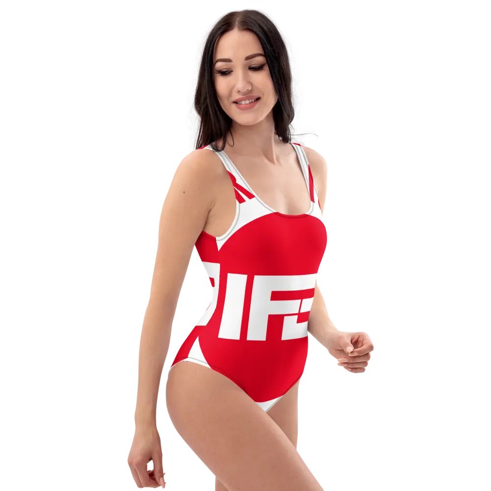 IFBNewsfeed.Org's All-Over Print One-Piece Swimsuit product image (6)