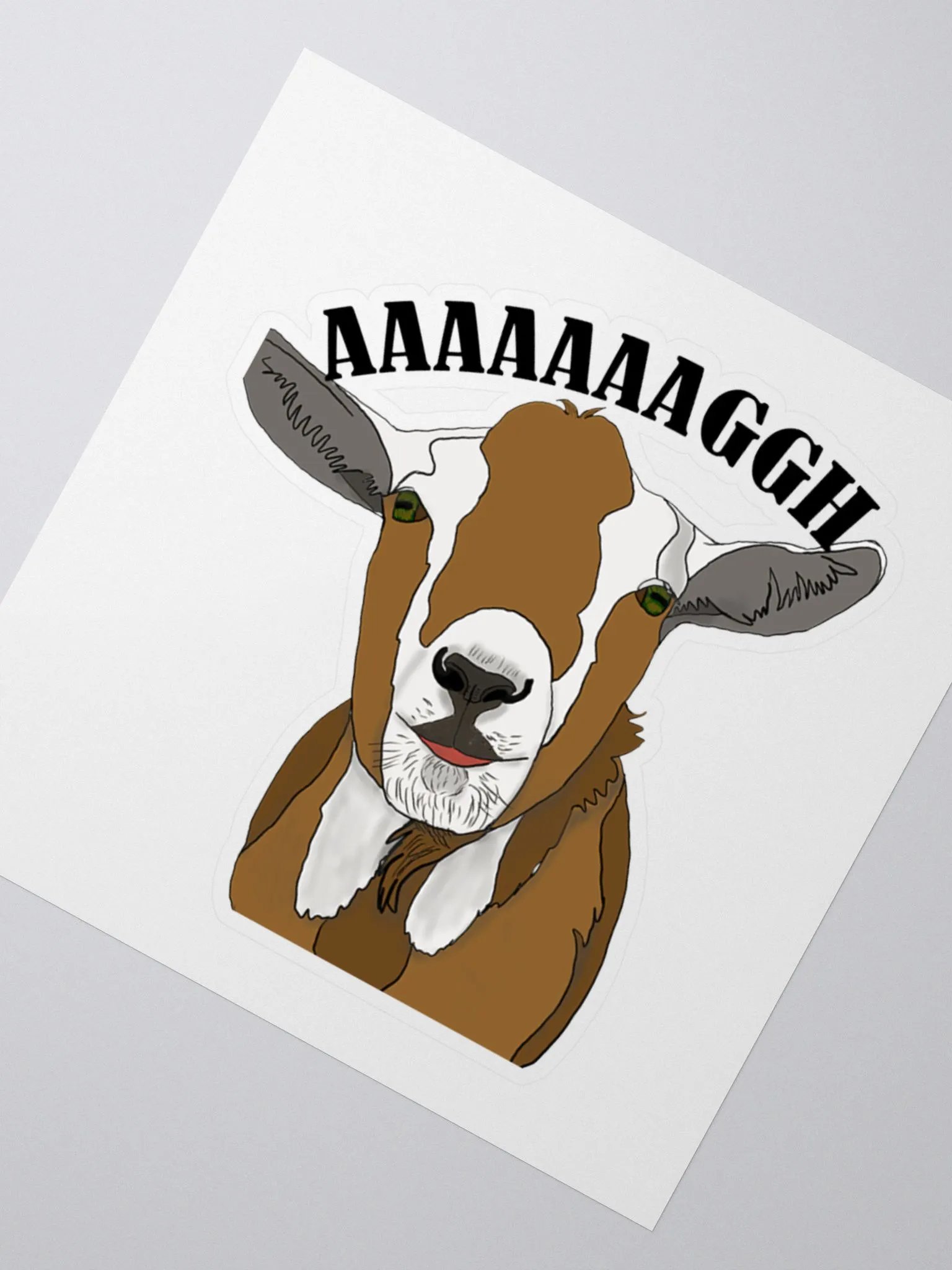 Screaming goat sticker product image (2)