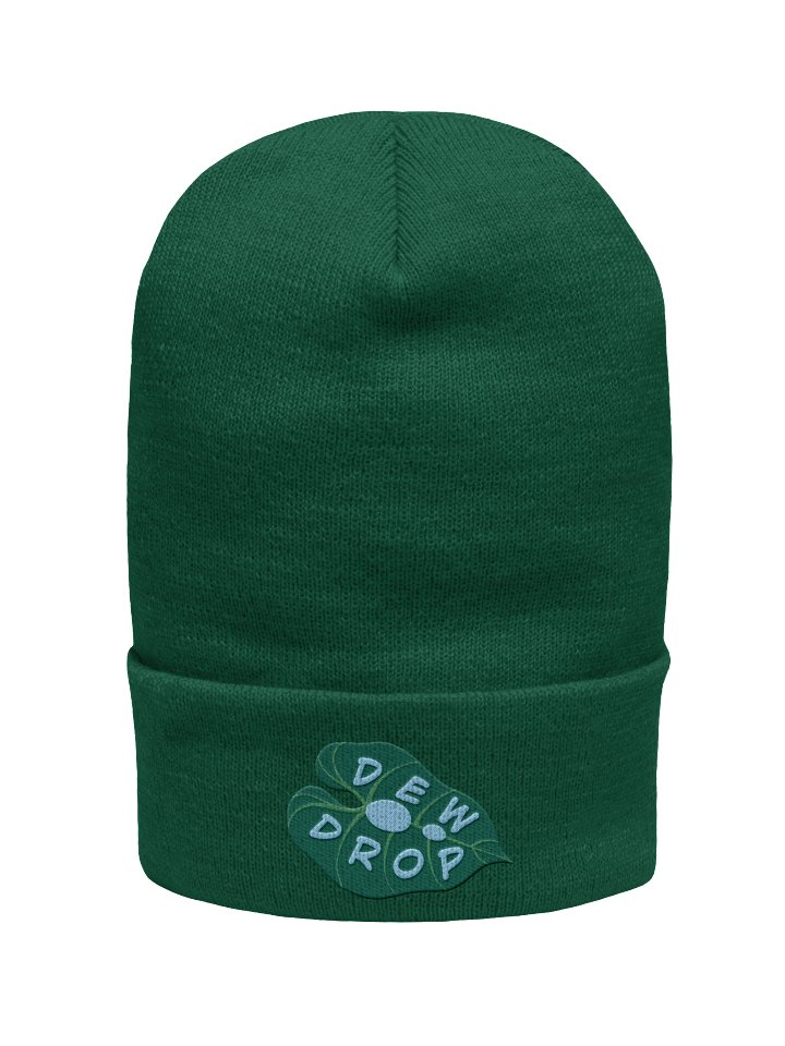 Dew Drop on a Leaf Beanie product image (1)