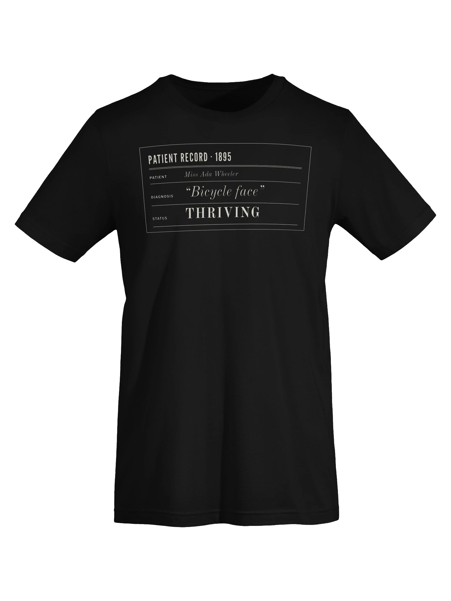 Patient Record Tee (Black) product image (5)