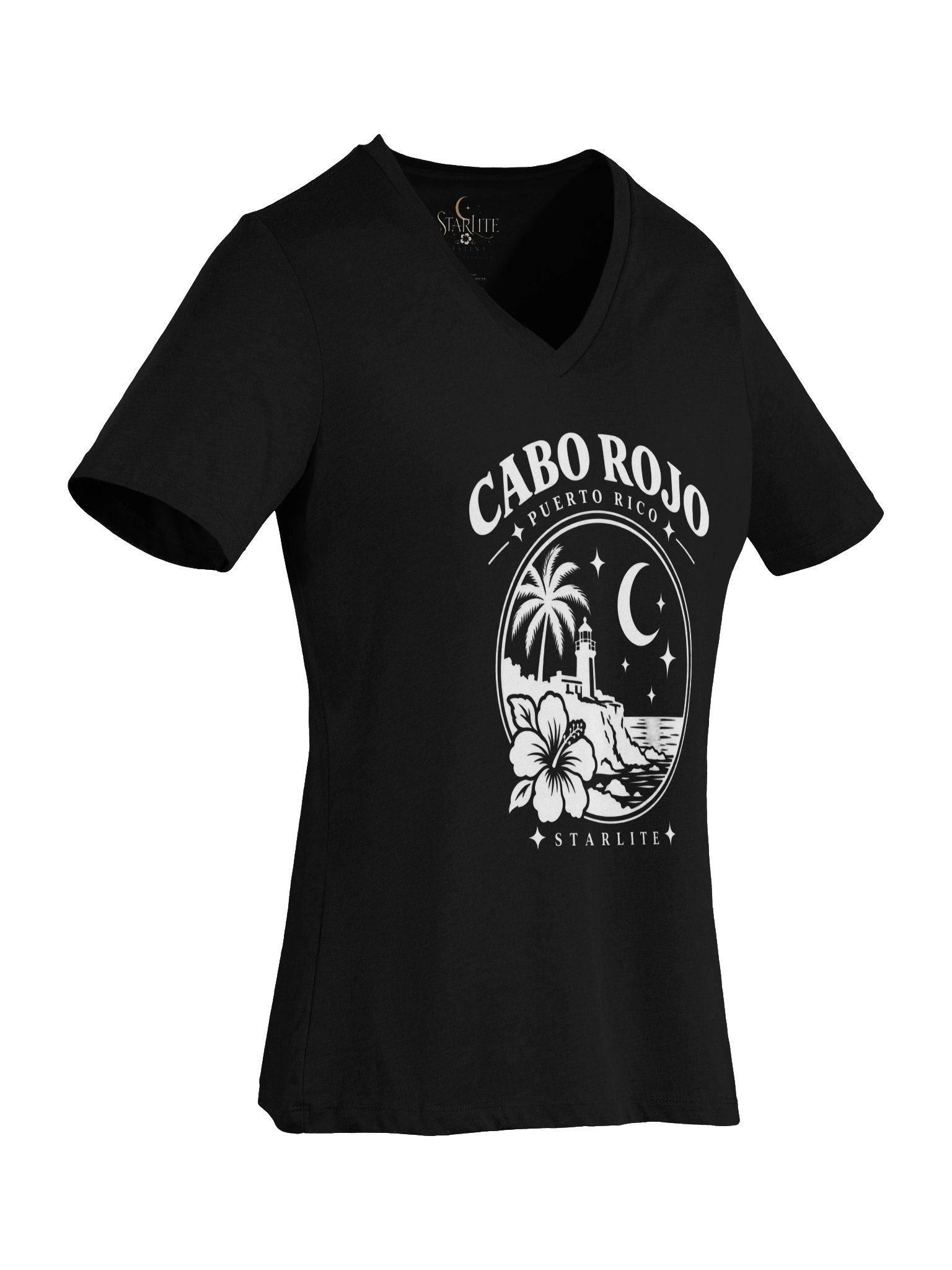 Cabo Rojo, Puerto Rico — Starlite V-Neck Tee product image (26)