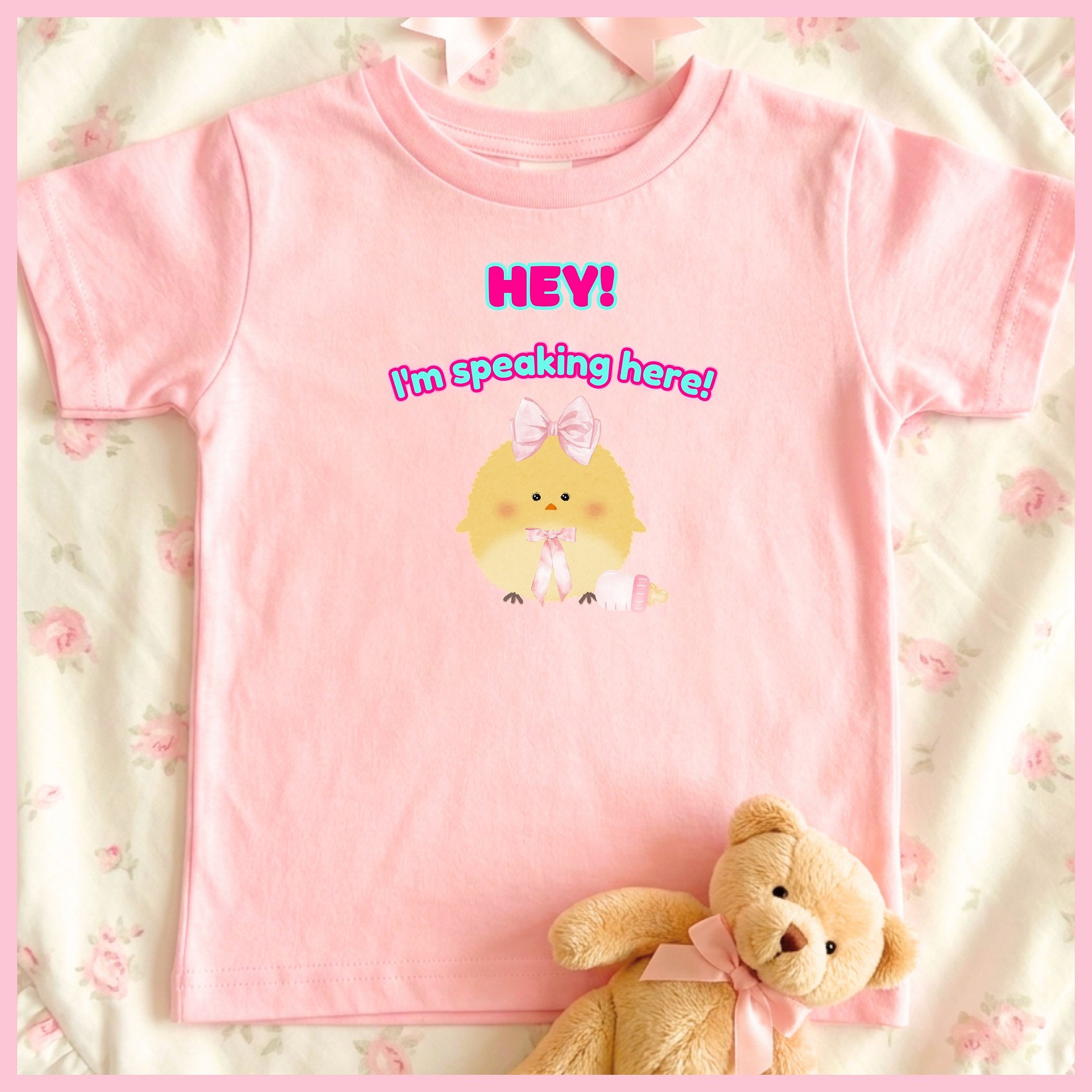 HEY! I'm speaking here!🩷Super Soft🪽T-shirt🩷 product image (1)