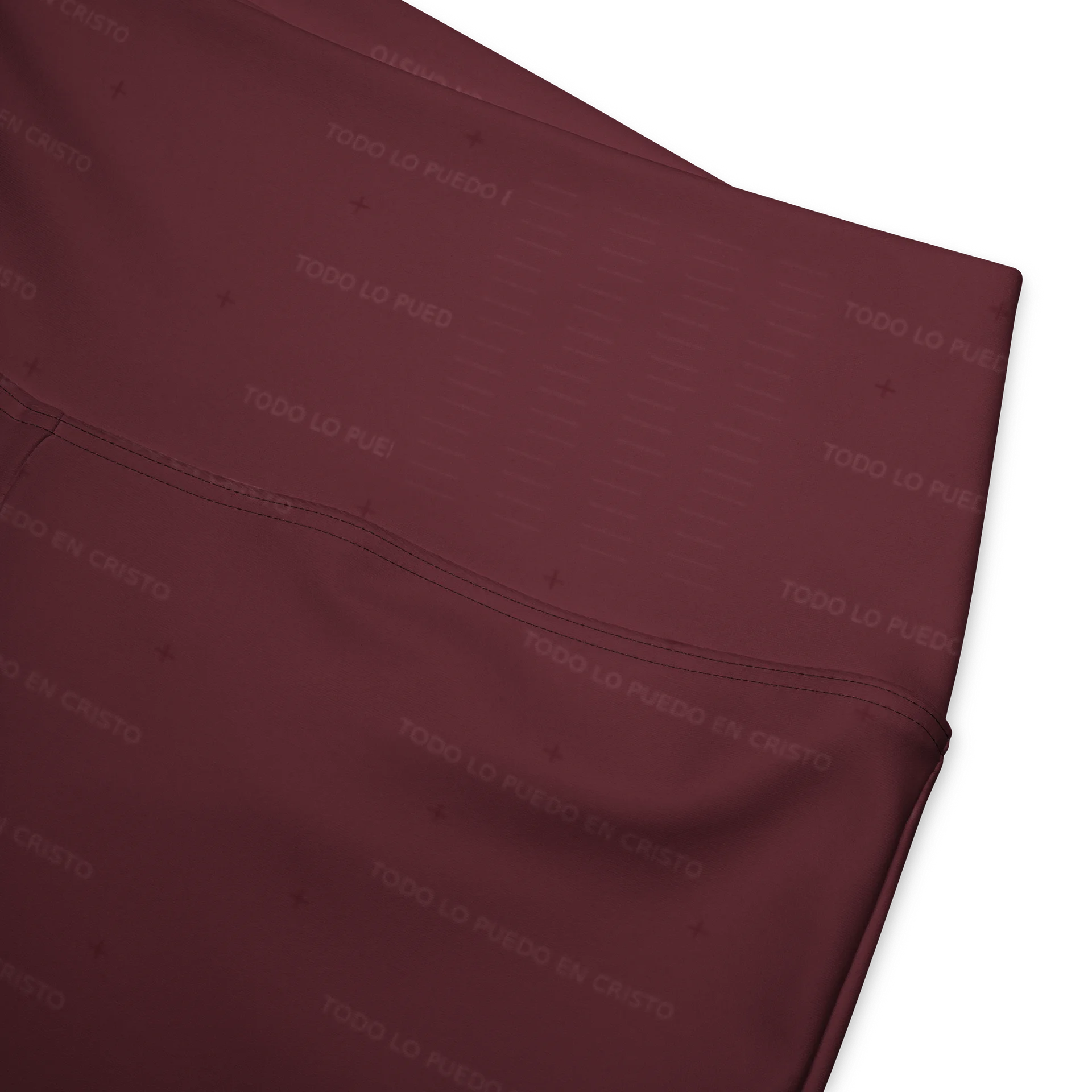 Flare Leggings — Women Who Lift (Burgundy) product image (2)