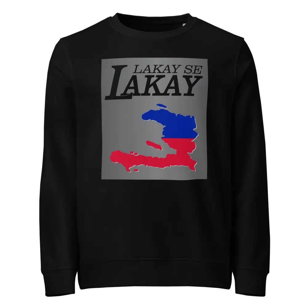 Lakay Se Lakay SOL'S Unisex Organic Sweatshirt by CultuRep product image (1)