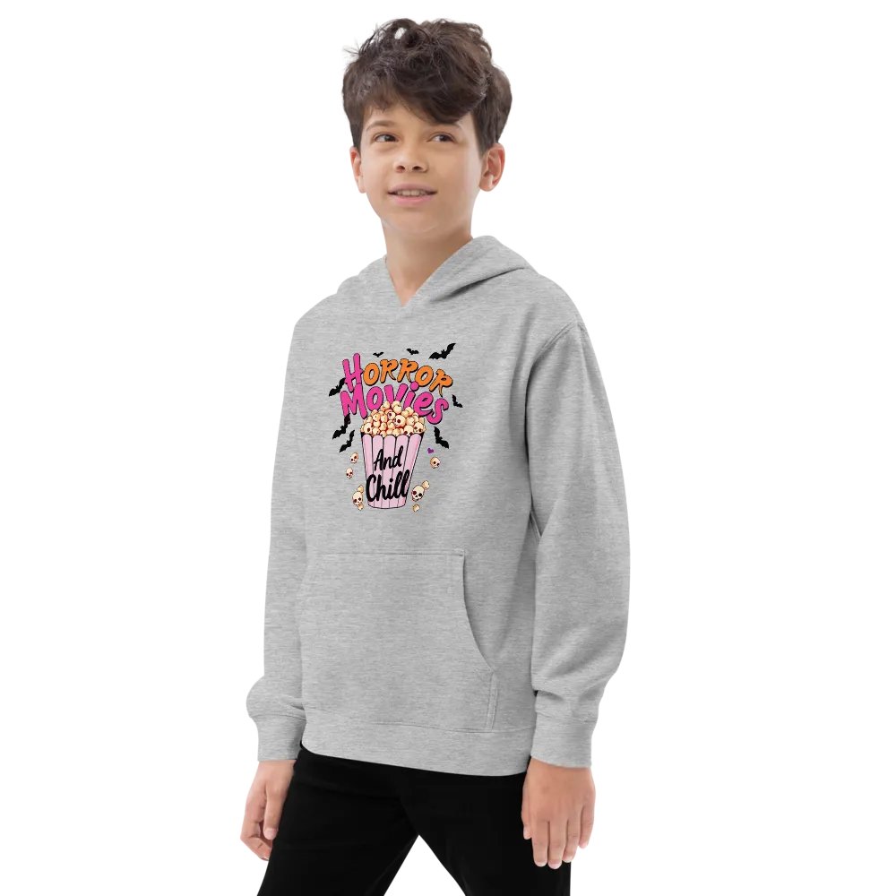 Horror Movies and Chill Popcorn Youth Pullover Fleece product image (26)
