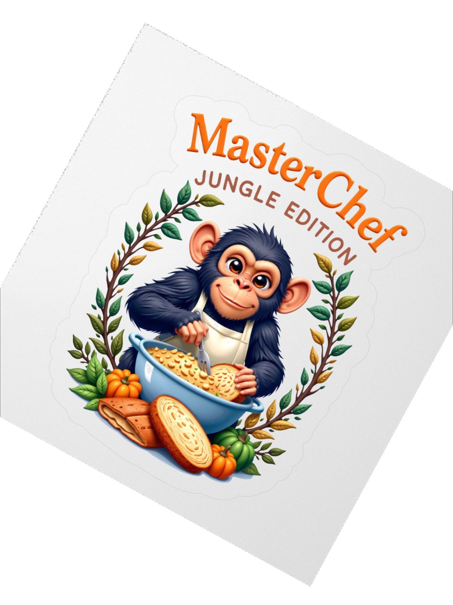 Jungle Chef Kiss Cut Stickers product image (6)