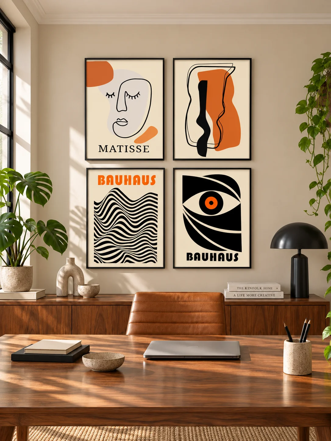 Eclectic Gallery Wall Set, 12 Vibrant Printable Art Prints, Bold Retro Botanical Posters, Bauhaus Abstract Shapes, Maximalist Dopamine Decor product image (7)
