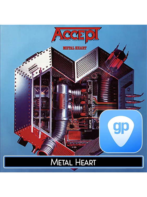 Metal Heart | PDF Tab + Guitar Pro | Accept product image (1)