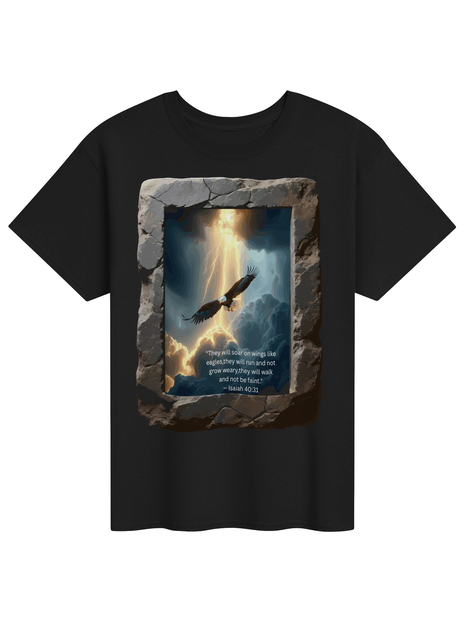 Isaiah 40:31 Eagle of Hope Tee product image (1)