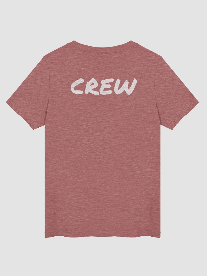 CREW - CU! T-Shirt (Women's Sizing V Neck) - White Printed Logo with CREW on the back product image (2)
