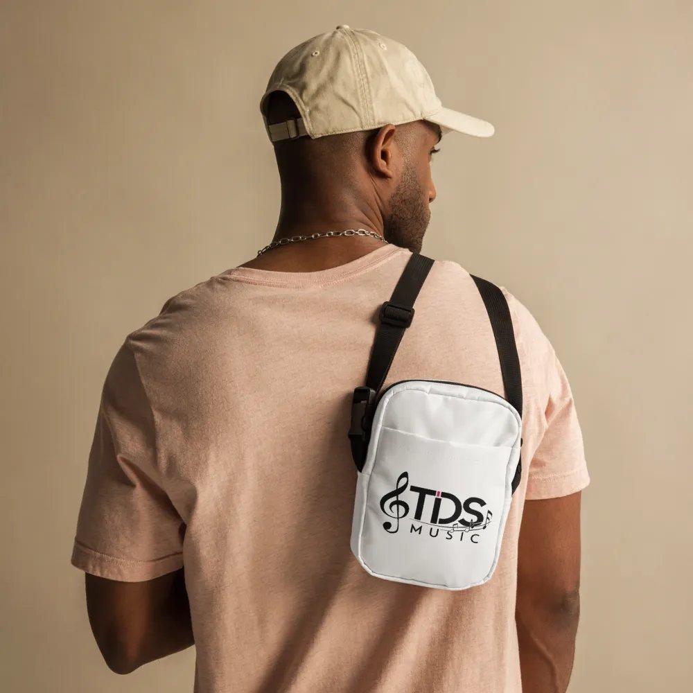 TDS Music White Crossbody Bag with All-Over Musical Print product image (3)