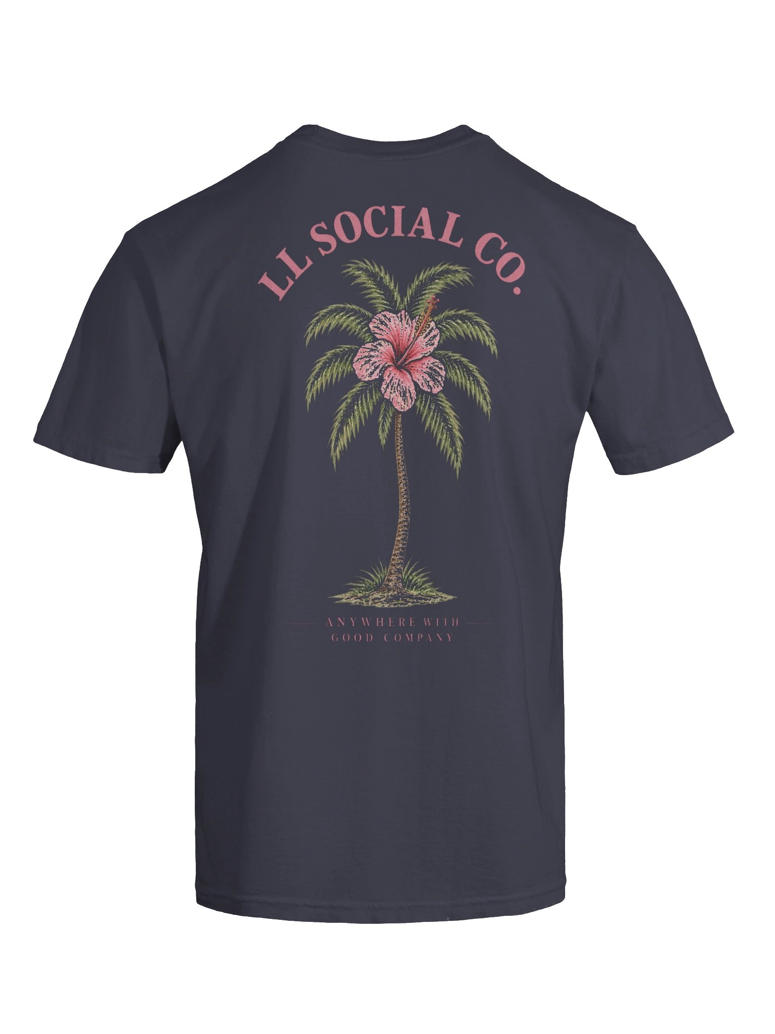 LL Social Co. Hibiscus Palm Tee product image (87)