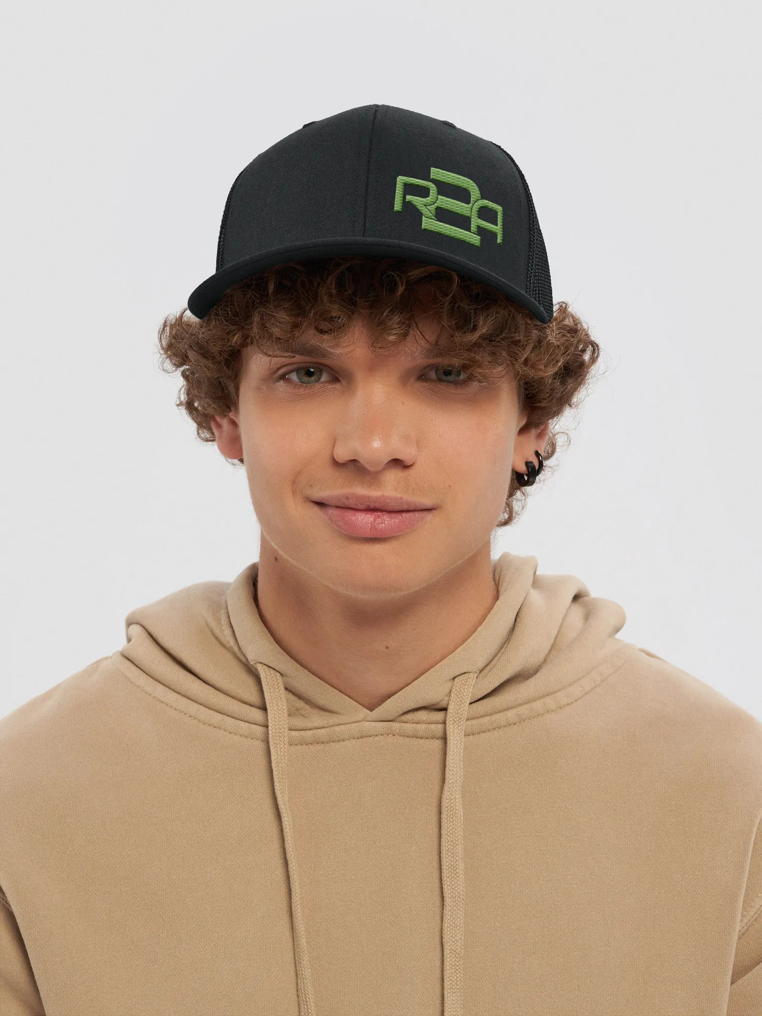 R2A Green Stitching Trucker Hat product image (5)