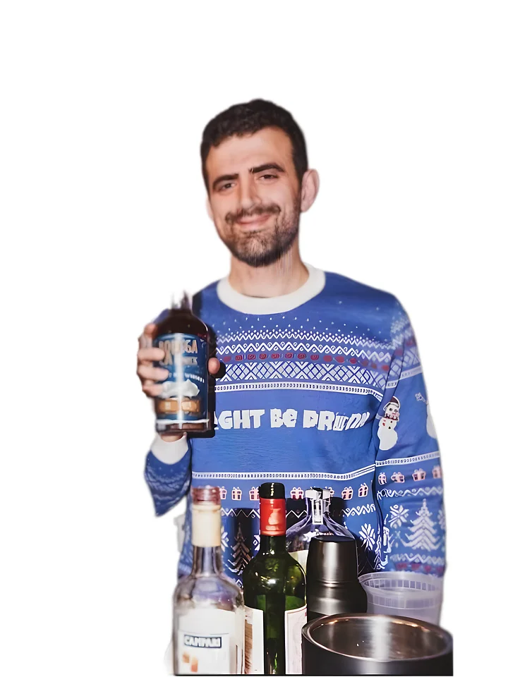 Blue Tree Knit Sweater product image (1)