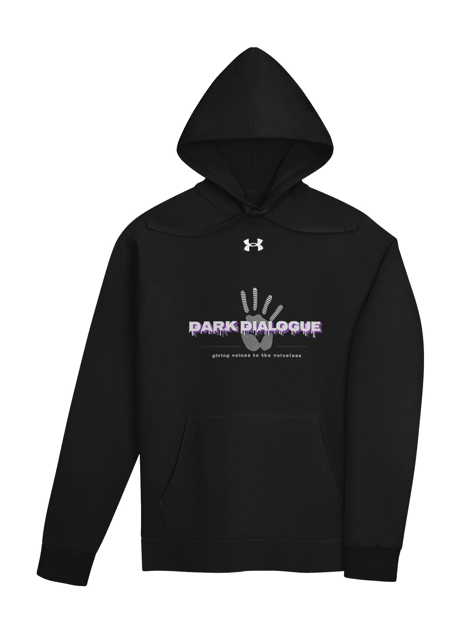 Dark Dialogue Performance Hoodie – Official Logo Edition product image (4)