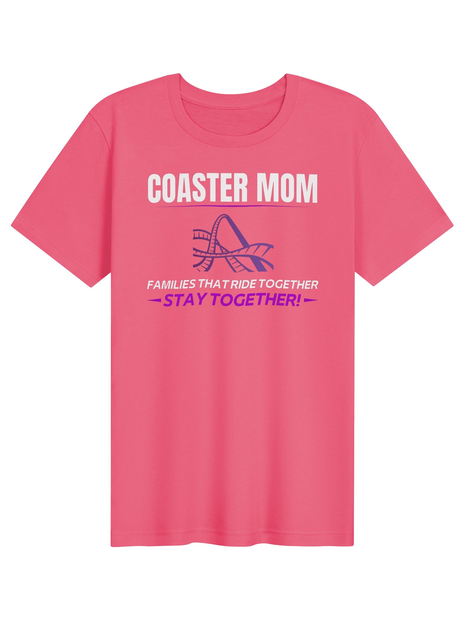 Roller Coaster Mom Theme Park Tee product image (11)