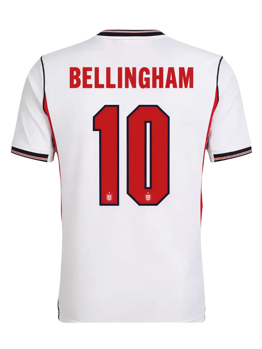 Jude Bellingham #10 England FIFA World Cup 2026 Jersey | Three Lions Edition product image (3)