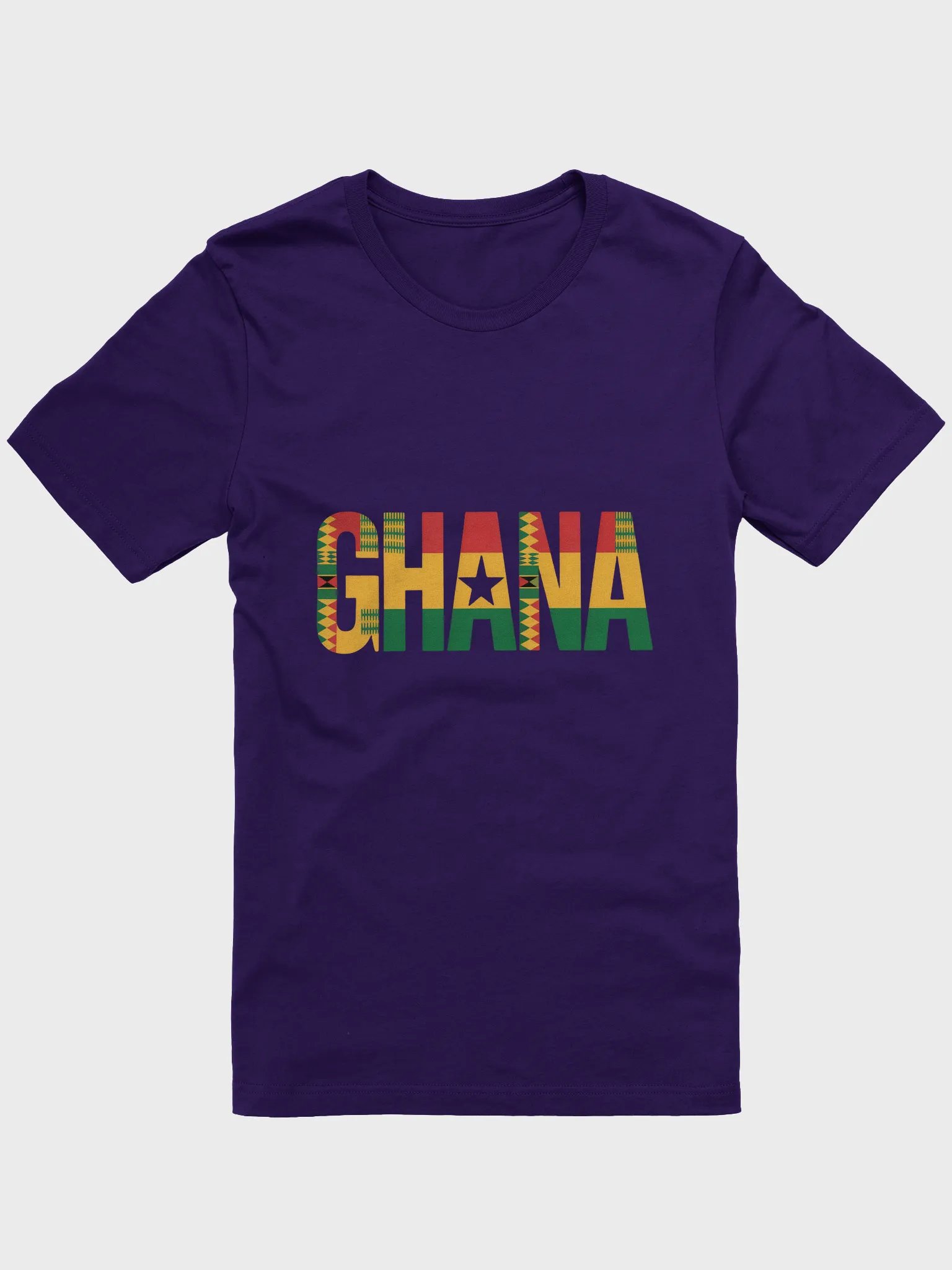 Ghana Flag Ghanian Kente Pattern Supersoft T-shirt product image (2)