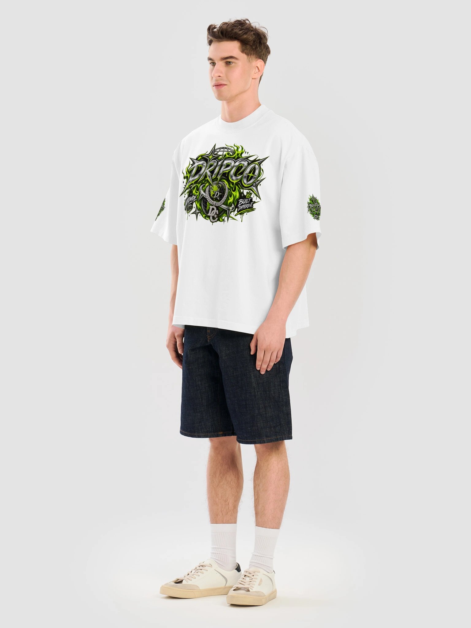 DRIPCO Worldwide Built Different Tee product image (6)